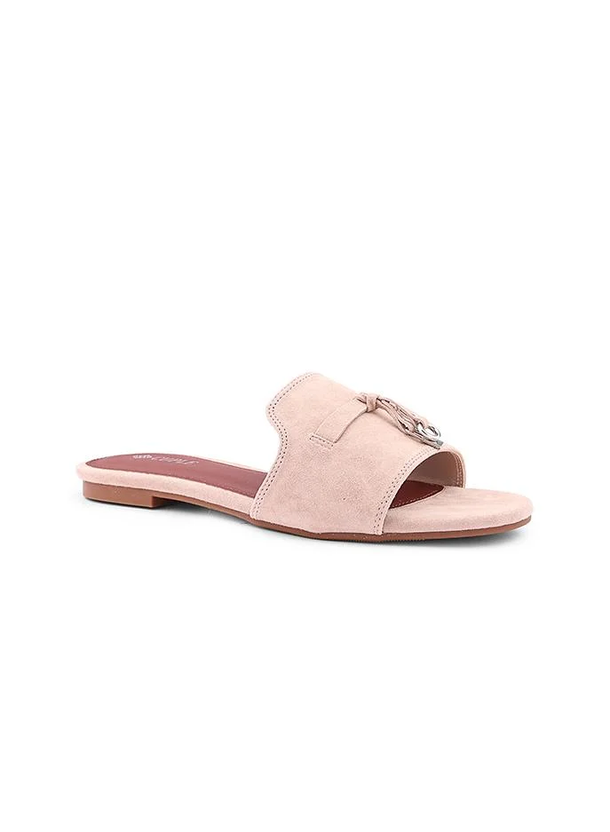 كابلي Women Buckle Detail Flat Slides